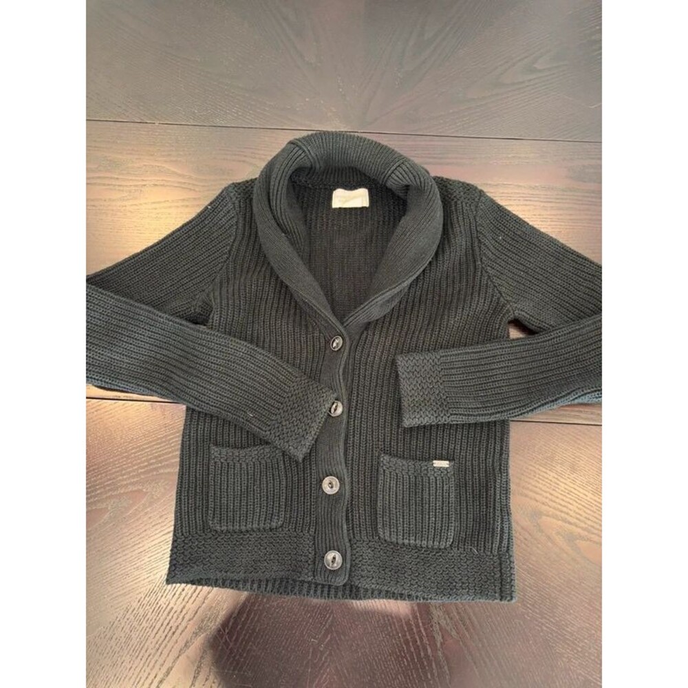Denim & Supply Ralph Lauren Cotton Ribbed Shawl Collar Cardigan Sweater Sz S